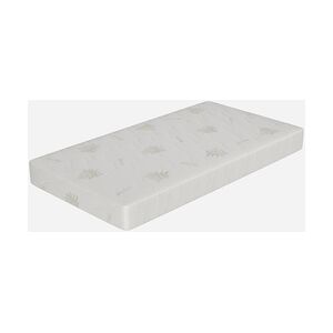 MiaSuite Matratze für Wiege 70x140 Höhe 12 cm - Waterfoam, Abziehbar, Bezug Aloe Vera   Lupin Baby