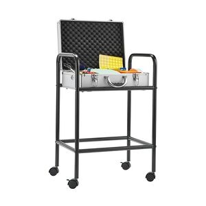 Magnetoplan Moderationskoffer-Wagen Trolly für Moderatorenkoffer - 4 Laufrollen - 53x80x40cm (BxHxT) - Schwarz