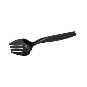 Sovie Servingware Serviergabeln aus Plastik, 23 cm, Schwarz, 10 Stück - Vorlegebesteck Gabel