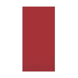 Mank Serviette Tissue in Bordeaux, 40 x 40 cm, 1/8 Falz, 100 Stück - 3-lagig