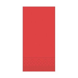 Mank Serviette Tissue in Rot, 40 x 40 cm, 1/8 Falz, 100 Stück - 3-lagig