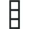Jung Glasrahmen 3-fach sw AC 583 GL SW AC583GLSW