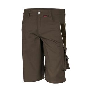 QUALITEX HIGH QUALITY WORKWEAR Qualitex Arbeitsshorts'PRO'' in haselnuss/kastanie, Größe: 60 - kurze Arbeitshose MG 245 g - für PROfessionals