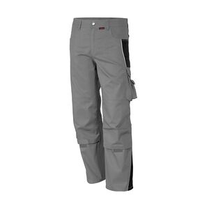 QUALITEX HIGH QUALITY WORKWEAR Qualitex Arbeitshose 'PRO'' in grau/schwarz, Größe: 58 - Bundhose MG 245 g - PROfessionals-Werkstatthose