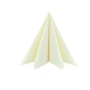 Sovie HORECA XL Serviette in Creme aus Linclass® Airlaid, 1/4 Falz, 48 x 48 cm, 50 Stück