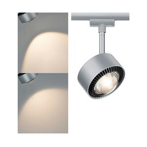 Paulmann URail LED Schienenspot Aldan Einzelspot  480lm 9W 2700K dimmbar 230V Chrom matt Schwarz 95519