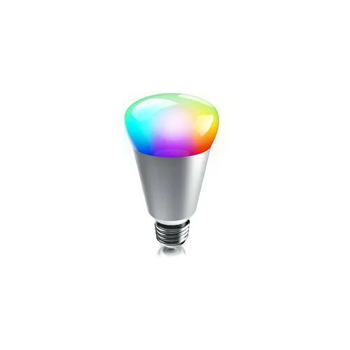 BEARWARE Smarte LED-Leuchte, Wifi Smart Lampe, RGB Farbwechsel dimmbar, E27-Gewinde, 7W, 420 Lumen