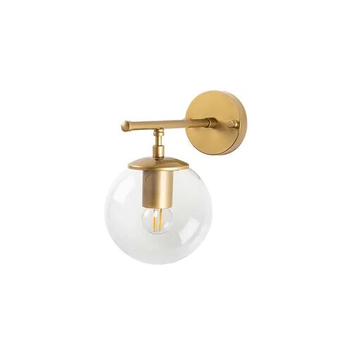 Wandleuchte in leuchtender Goldfarbe 15x24x24cm WellHome Baikal