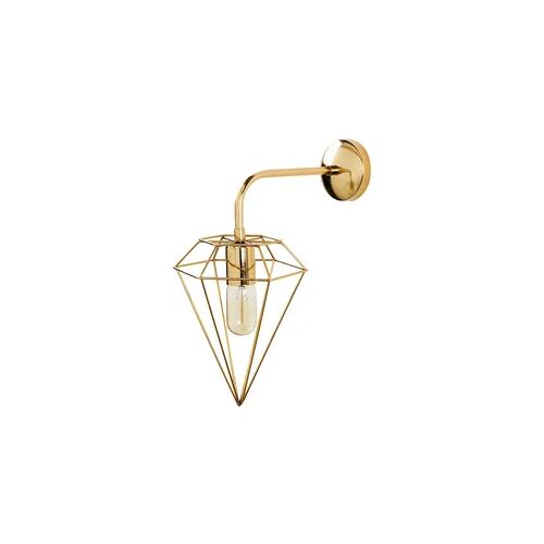 Wandleuchte in Goldfarbe 20x37x43cm WellHome Baikal