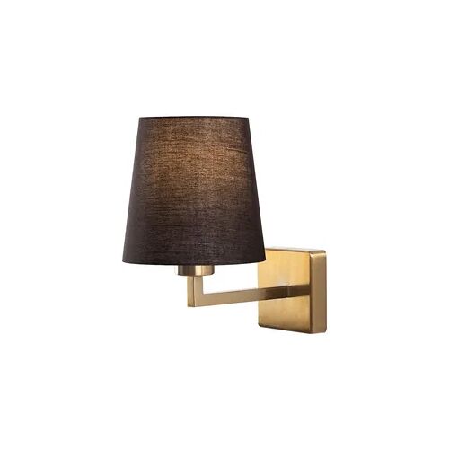 Wandleuchte in der Farbe Antik und Schwarz 18x24x30cm WellHome Baikal
