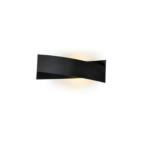 Wandleuchte in Schwarz 31x10x11cm WellHome Baikal