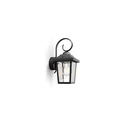 Wandleuchte E27 Schwarz Bussard Philips
