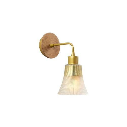 Wandleuchte in Goldfarbe 13x13x28cm WellHome Baikal