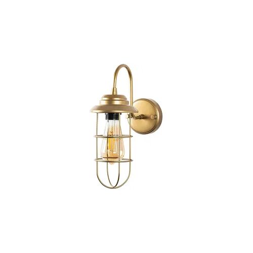 Wandleuchte in Goldfarbe 12x25x32cm WellHome Baikal