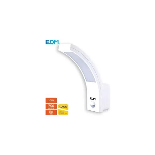 Wandleuchte Led 10W 750Lm 4000K Ip54 6,6X18,8X25Cm mit Bewegungssensor Edm