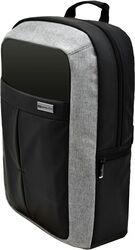 Monolith Style IT Business Laptop Rucksack 17,2 Inch - Schwarz/Grau