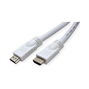 VALUE HDMI High Speed Kabel mit Ethernet, weiß, 20 m