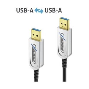 PureLink FiberX Serie - USB 3.1 Glasfaser Kabel - USB-A auf USB-A - 15m