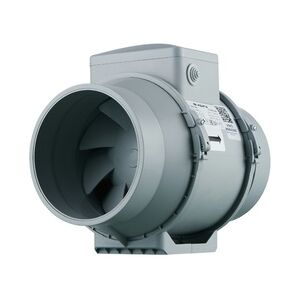 Rohrventilator Lüfter TT Pro 160 U bis 565 m3/h Grau / Silber / Titan 50