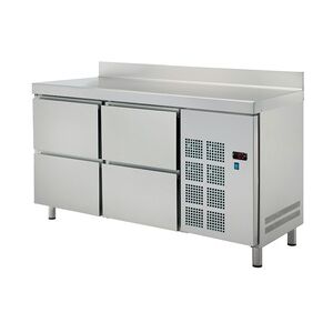 Kühler tisch 4 schubladen - 1500x600x850 mm - 220 W 230/1V - 70679509 Eurast