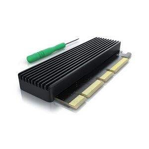 CSL Computer-Adapter, PCIe Karte, Erweiterungskarte für M.2 Key-M SSDs, NVMe Standard