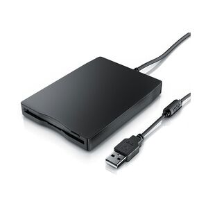 CSL Diskettenlaufwerk Externes USB Diskettenlaufwerk FDD 1,44MB (3,5) geeignet für PC & MAC