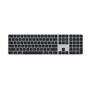 Magic Keyboard Touch ID und Ziffernblock fuer Mac mit Apple Chip silber schwarz