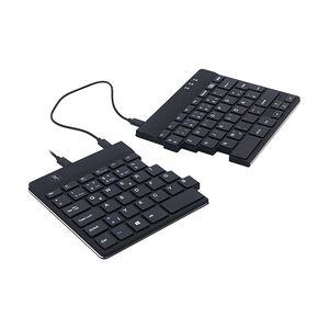 R-Go Tools R-Go Split Break Ergonomische Tastatur, QWERTZ (DE), schwarz, kabelgebunden