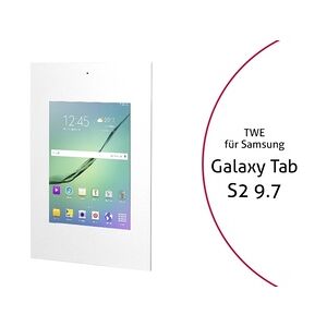 TabLines TWE020W Tablet Wandeinbau für Samsung Tab S2 9.7 DS, weiß