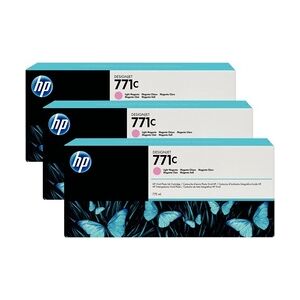 HP Tintenpatrone 771C hellmagenta 3er-Pack, Standardkapazität 3x775ml