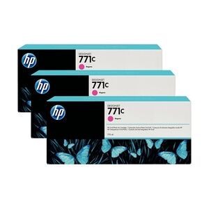 HP Tintenpatrone 771C magenta 3er-Pack, Standardkapazität 3x775ml