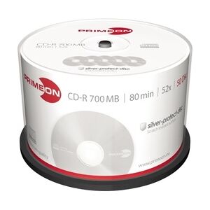 Primeon CD-R 2761102 52x 700MB 80Min. Spindel 50 St./Pack.