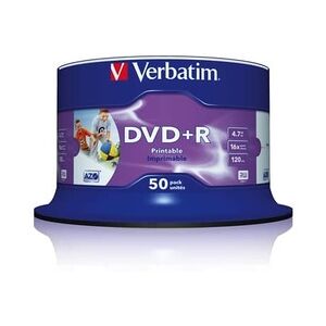 Verbatim DVD+R 50 Stück Spindel 4,7GB 120min