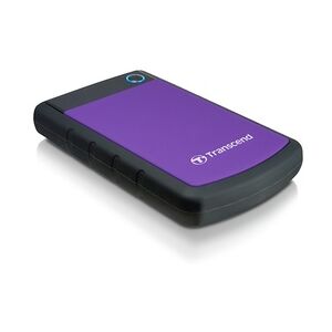 Transcend StoreJet 25H3P (USB 3.0), 2TB Externe Festplatte 2000 GB Schwarz, Violett