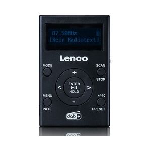 Lenco DAB+ Radio PDR-011, Schwarz