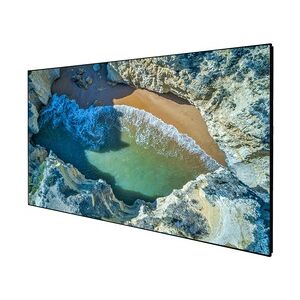 DELUXX Cinema Rahmenleinwand SlimFrame 298 x 168cm, 135` - 4K Pro Flex MWHT