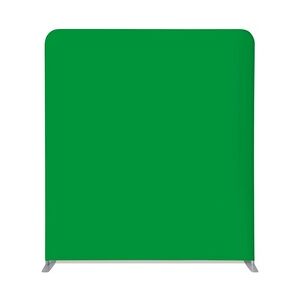 SHOWDOWN Displays Showdown Zipper-Wall Straight Basic - 200x230cm - Green Screen Chroma Key - Aluminium - Silber