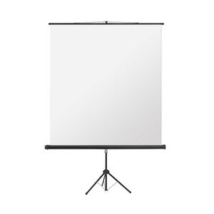 Magnetoplan Stativ-Leinwand Cineflex Standard - (B)200x(H)200cm - einklappbares Dreibein-Stativ