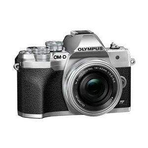 Olympus OM-D E‐M10 Mark IV + ED 14-42mm F3.5-5.6 EZ 4/3 Zoll MILC 20,3 MP Live MOS 5184 x 3888 Pixel Silber