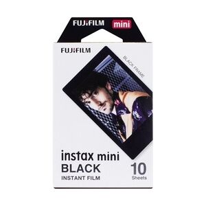 Fujifilm Sofortbildfilm Instax Mini Black Frame 16537043 10 Aufnahmen