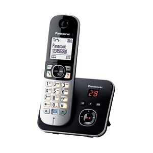 Panasonic KX-TG6821GB Telefon DECT-Telefon Anrufer-Identifikation Schwarz