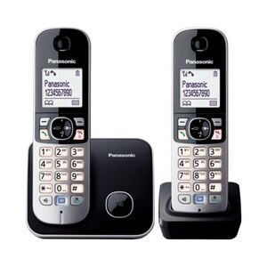 Panasonic KX-TG6812GB Telefon DECT-Telefon Anrufer-Identifikation Schwarz
