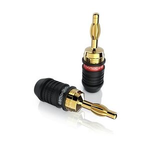 Primewire Audioadapter Bananenstecker für Kabel bis 3,5mm2 für Verstärker, HIFI-Receiver uvm.