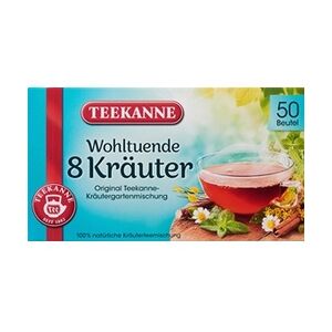 Teekanne Kräutertee 8 Kräuter 50 Teebeutel (100 g)