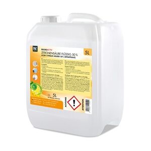 4 x 5 Liter Zitronensäure 50% flüssig Entkalker