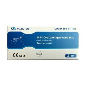 10x WIZ BIOTECH Schnelltest Nasal Laientest COVID-19 SARS-CoV-2 Antigen Rapid Test (Colloidal Gold)