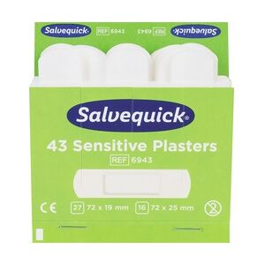 Salvequick Pflaster sensible 6943 Allergiker 43 St./Pack.