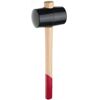 PICARD Ruthe Gummihammer 1000 g Esche-Stiel, Größe 3: 75 x 130 mm, PAK-frei