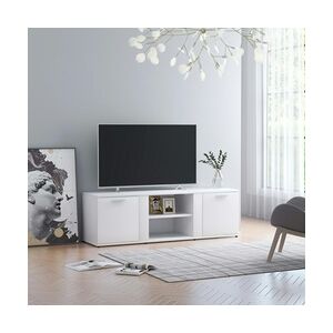 vidaXL TV-Schrank Weiß 120x34x37 cm Spanplatte