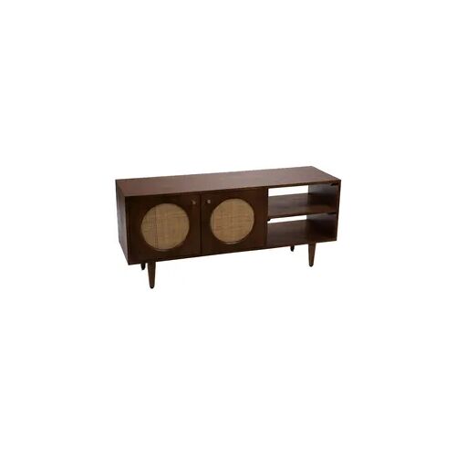 TV-Möbel 2-türig Domitille - Braun Rechteck Holz Amadeus 35x115 cm